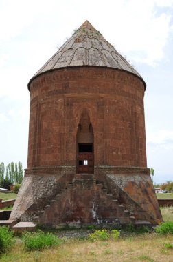 Located in Ahlat, Turkey, the Twin Vaults were built in the 13th century. clipart