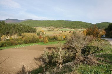 Türkiye 'nin Bolu köylerinden bir manzara