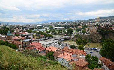 Gürcistan 'ın başkenti Tiflis' ten bir manzara