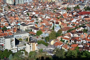 Kosova 'nın tarihi Prizren kentinden bir manzara
