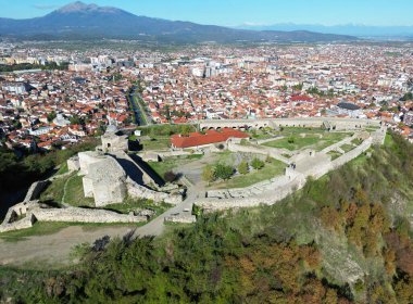 Kosova 'nın Prizren kentindeki Prizren Şatosu
