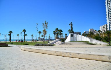 Arnavutluk 'un Durres kentinin manzarası