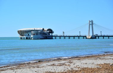 Arnavutluk 'un Durres kentinin manzarası