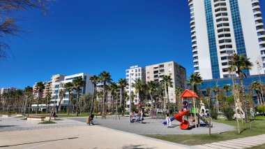 Arnavutluk 'un Durres kentinin manzarası