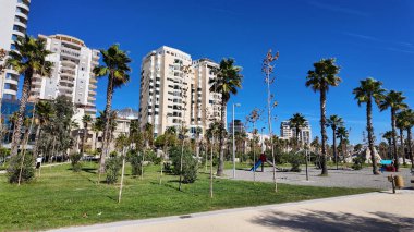 Arnavutluk 'un Durres kentinin manzarası