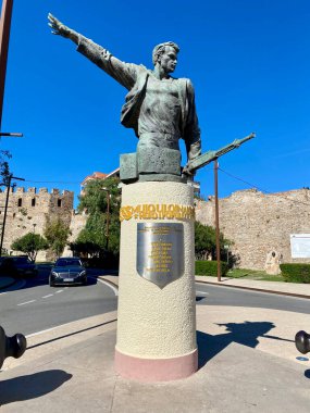 Arnavutluk 'un Durres kentinin manzarası