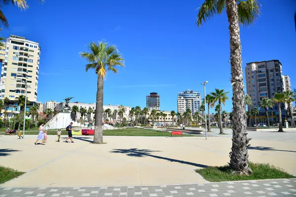 Arnavutluk 'un Durres kentinin manzarası