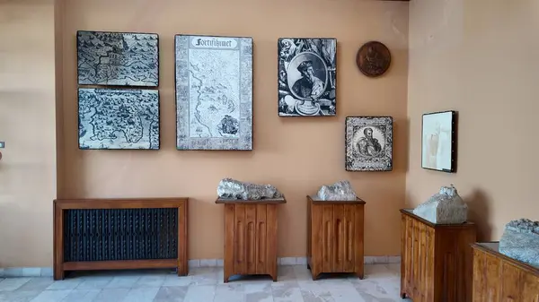 Kruje, Arnavutluk. 1 Ekim 2024. Arnavutluk 'un Kruje kentindeki Alexander Müzesi manzarası