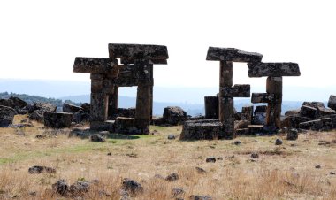 Usak, Türkiye 'deki Blaundus Antik Kenti.