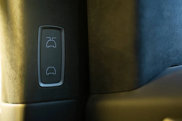 Кнопка Відкриття Або Закриття Дверей Автомобіля Розблоковує Кнопки Дверей Всередині — стокове фото