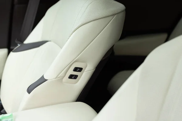 Rear Seat Passenger Switch Control Front Passenger Seat Walk Seat — Stock Photo, Image