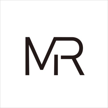 Şirket markanız için MR harfi logo tasarımını yazdırın