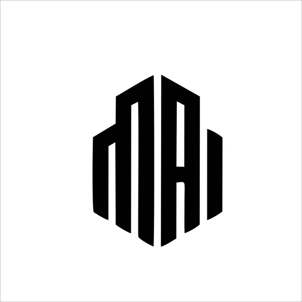 Дизайн Логотипа Mai Вашего Имени Бренда Продукта — стоковый вектор