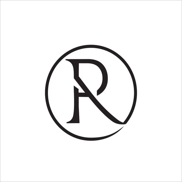 あなたのブランド アイデンティティのためのRaの手紙のロゴデザインを印刷 — ストックベクタ
