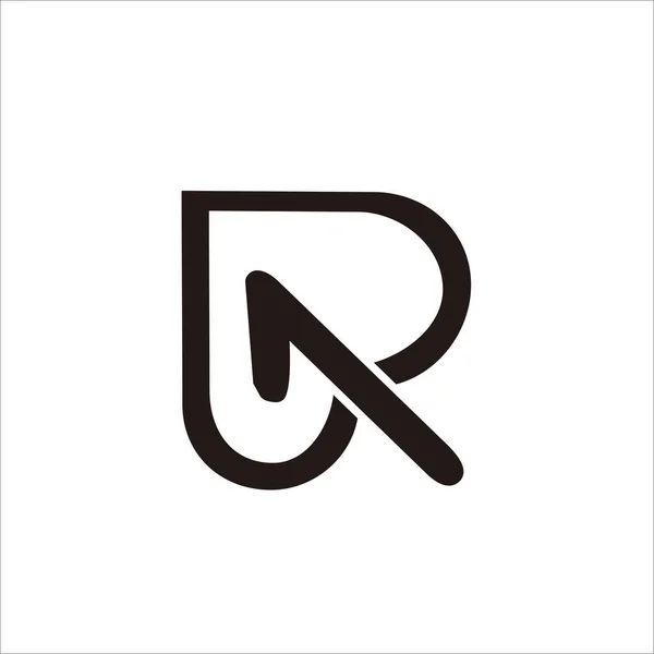 Imprimir Letra Logo Diseño Para Marca Nombre Identidad — Vector de stock