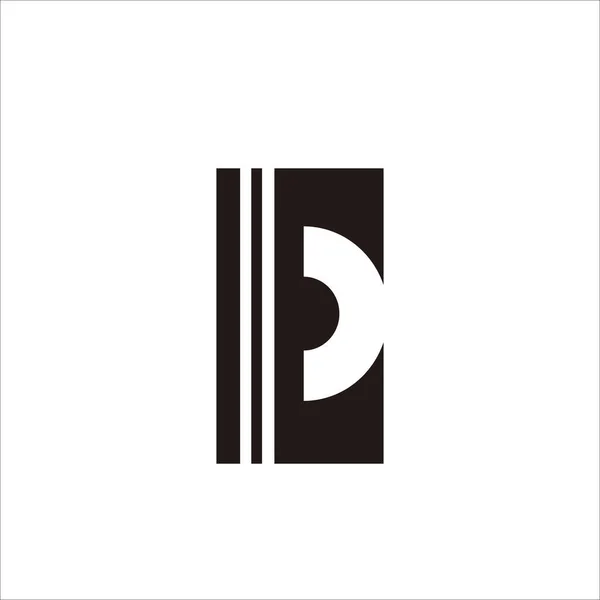 Stampa Lettera Logo Design Nome Prodotto Della Tua Azienda — Vettoriale Stock