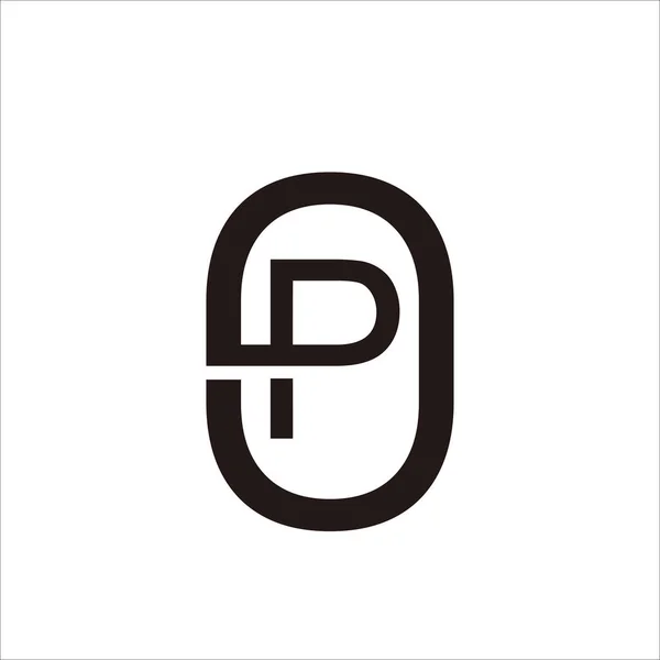 Wydrukuj Projekt Logo Litery Dla Twojej Firmy Produktu — Wektor stockowy