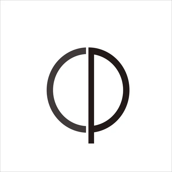 Wydrukuj Projekt Logo Litery Dla Twojej Firmy Produktu — Wektor stockowy