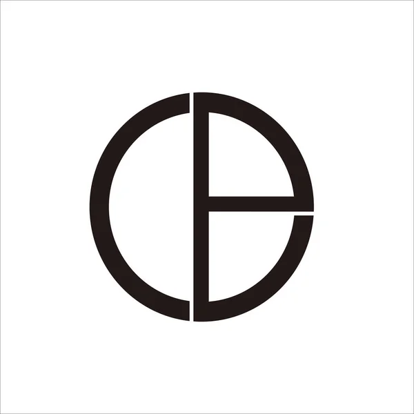 Stampa Lettera Logo Design Nome Prodotto Della Tua Azienda — Vettoriale Stock