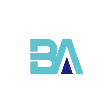 Siyah arka planda ba harfli logo tasarımı. Yaratıcı harflerin baş harfleri logo konsepti. bb harfi tasarımı.