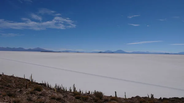 stock image Salar de uyuni Boliva dry salt flat. High quality photo