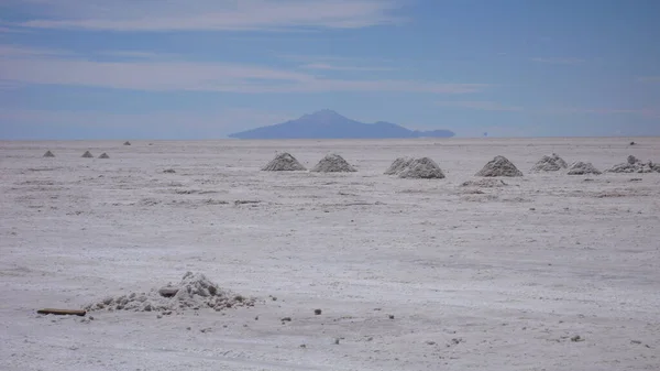 Salar Uyuni Boliva干盐平面 高质量的照片 — 图库照片