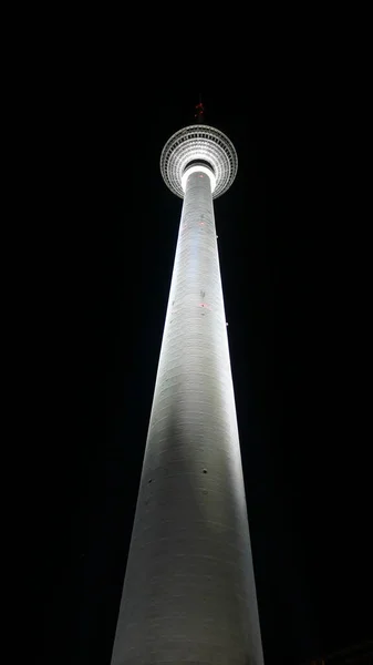 Antenne Alexanderplatz Berlin Symmetrische Fernsehturmantenne Hoch Hochwertiges Foto — Stockfoto