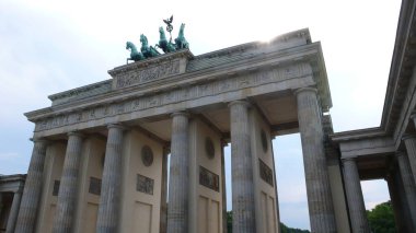 Berlin Brandenburg Kapısı Brandenburger Tor Berlin Almanya. Yüksek kalite fotoğraf