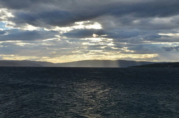 Крк Вінді Морський Океан Спрей Хорватія Медитеран Ветер Фотографія Високої — стокове фото