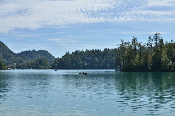 Прекрасне Озеро Словенії Літнє Свято Фотографія Високої Якості — стокове фото