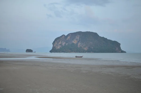 Koh Yao Noi Island Thailand Beach Longtail Boat Photo Haute — Photo