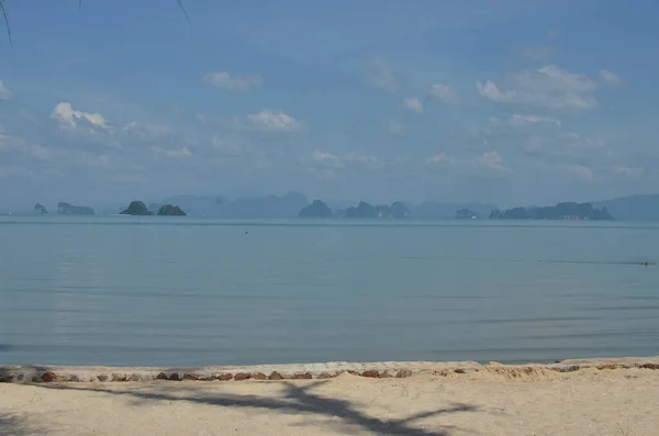 Wyspa Koh Yao Noi Tajlandia Plaża Longtail Boat Wysokiej Jakości — Zdjęcie stockowe