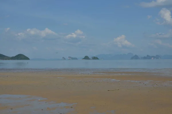 Koh Yao Noi Island Thailand Beach Longtail Boat Foto Alta — Foto Stock
