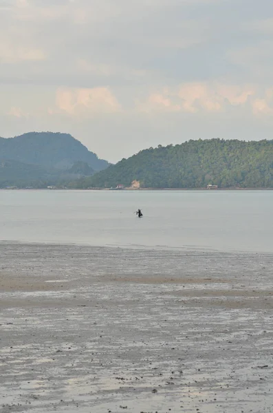 Koh Yao Noi Island Thailand Beach Longtail Boat Foto Alta — Foto Stock
