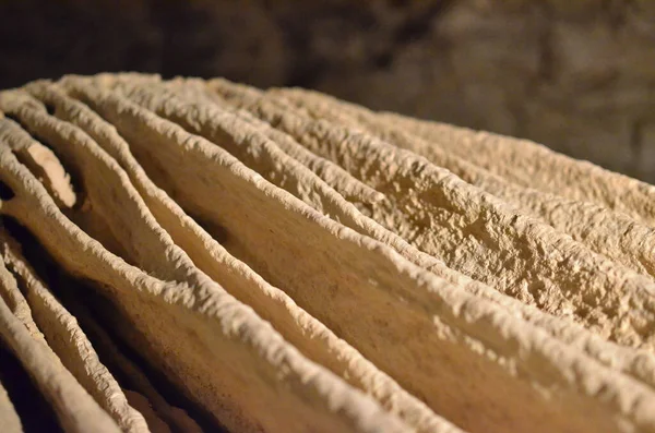 stock image Stalactite Cave Thailand Island old Detail dark. High quality photo