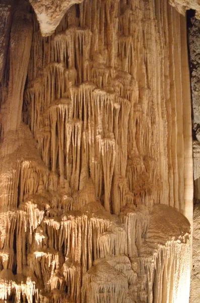 Stalactite Cave Thailand Island Oud Detail Donker Hoge Kwaliteit Foto — Stockfoto