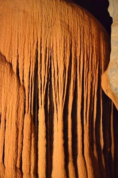 Stalactite Cave Thailand Island Old Detail Dark High Quality Photo — Stock Photo, Image