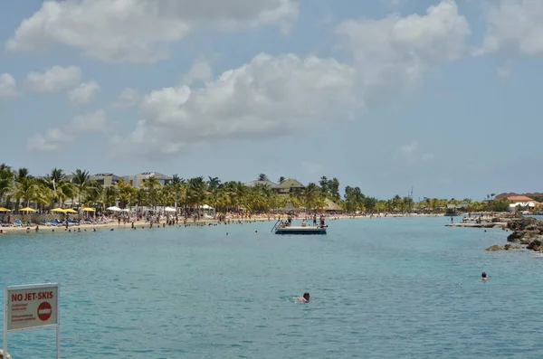 Willemstad Niederländische Antillen Karibische Karibik Curaçao Insel Küste Hochwertiges Foto — Stockfoto