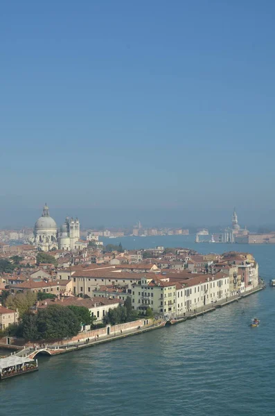 Venedig Aus Der Luft Betrachtet Horizont Stadtlandschaft Hochwertiges Foto — Stockfoto