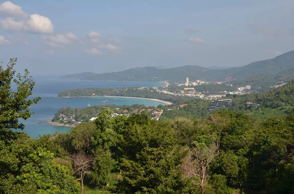 Karibik Panorama Tropische Natur Und Ozeanwolken Hochwertiges Foto — Stockfoto