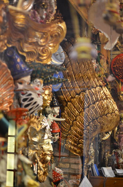 Carnival masks Venice for the traditional carveval. High quality photo