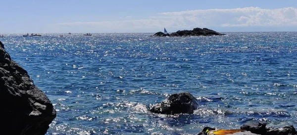 Elba Raue Küste Kristallklares Wasser Mittelmeerinsel Hochwertiges Foto — Stockfoto