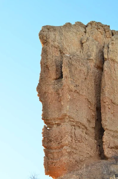Ψηλός Βράχος Βίνγκερκλιπ Στην Νταρμαλαντ Ναμίμπια Της Αφρικής Υψηλής Ποιότητας — Φωτογραφία Αρχείου
