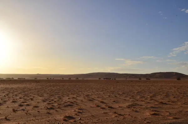 Vista Incrível Duna Para Panela Sal Sossusvlei Parque Nacional Namib — Fotografia de Stock