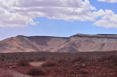 Mavi Gök damaraland namibya Afrika manzarası. Yüksek kalite fotoğraf