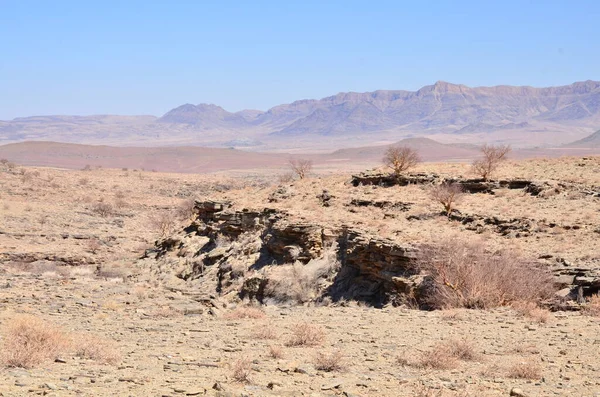 Landscape Aus Mountains Namibia Africa 4X4 High Quality Photo — Stock Photo, Image