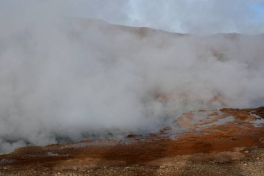 El Tatio Gayzer Atacama Çölü Güney Amerika. Yüksek kalite fotoğraf