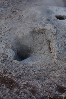 El Tatio Gayzer Atacama Çölü Güney Amerika. Yüksek kalite fotoğraf