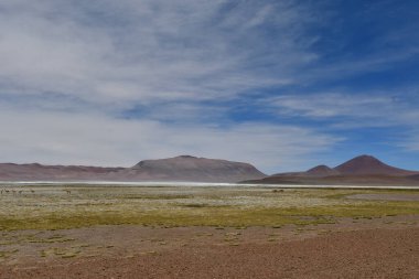 atacama desert views background contrast chile South America. High quality photo