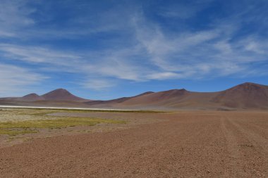 atacama desert views background contrast chile South America. High quality photo